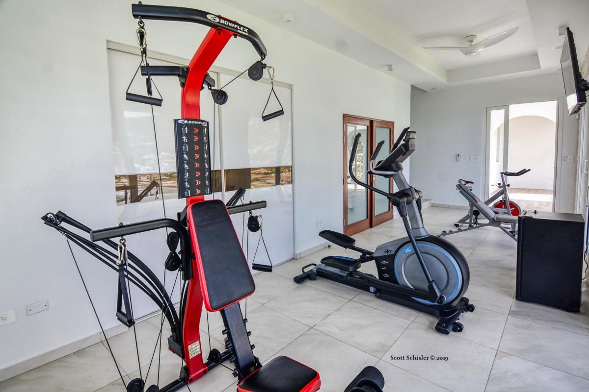 A louer villa 6 chambres Guana Bay Saint Martin_ Salle de sport - 35